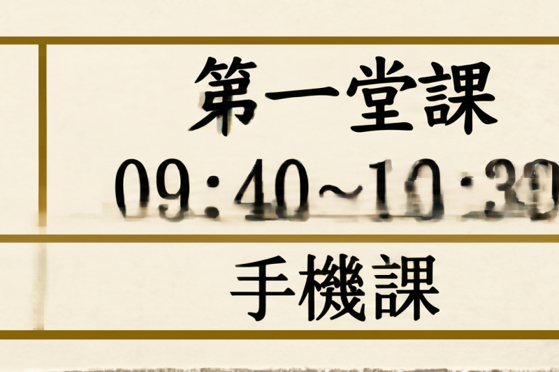 手機班(3-6月、9-12月,二9:30)
